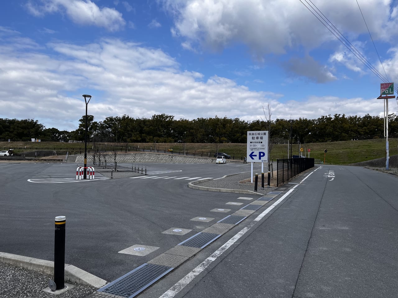 みやま市で開催される矢部川de竹あかり第二駐車場