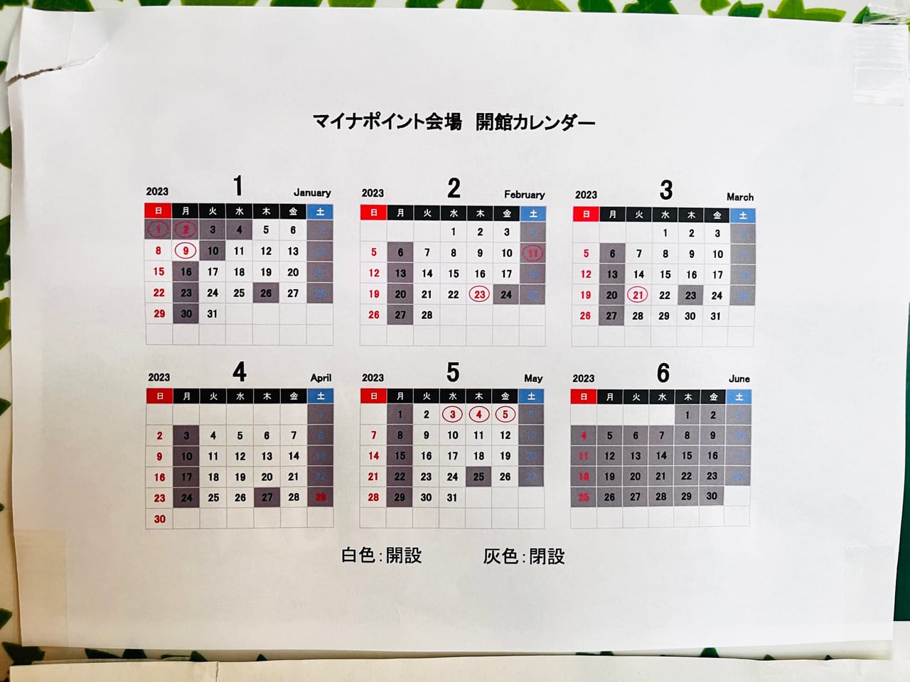 2023年5月～6月のみやま市立図書館の特別整理期間中の休館案内