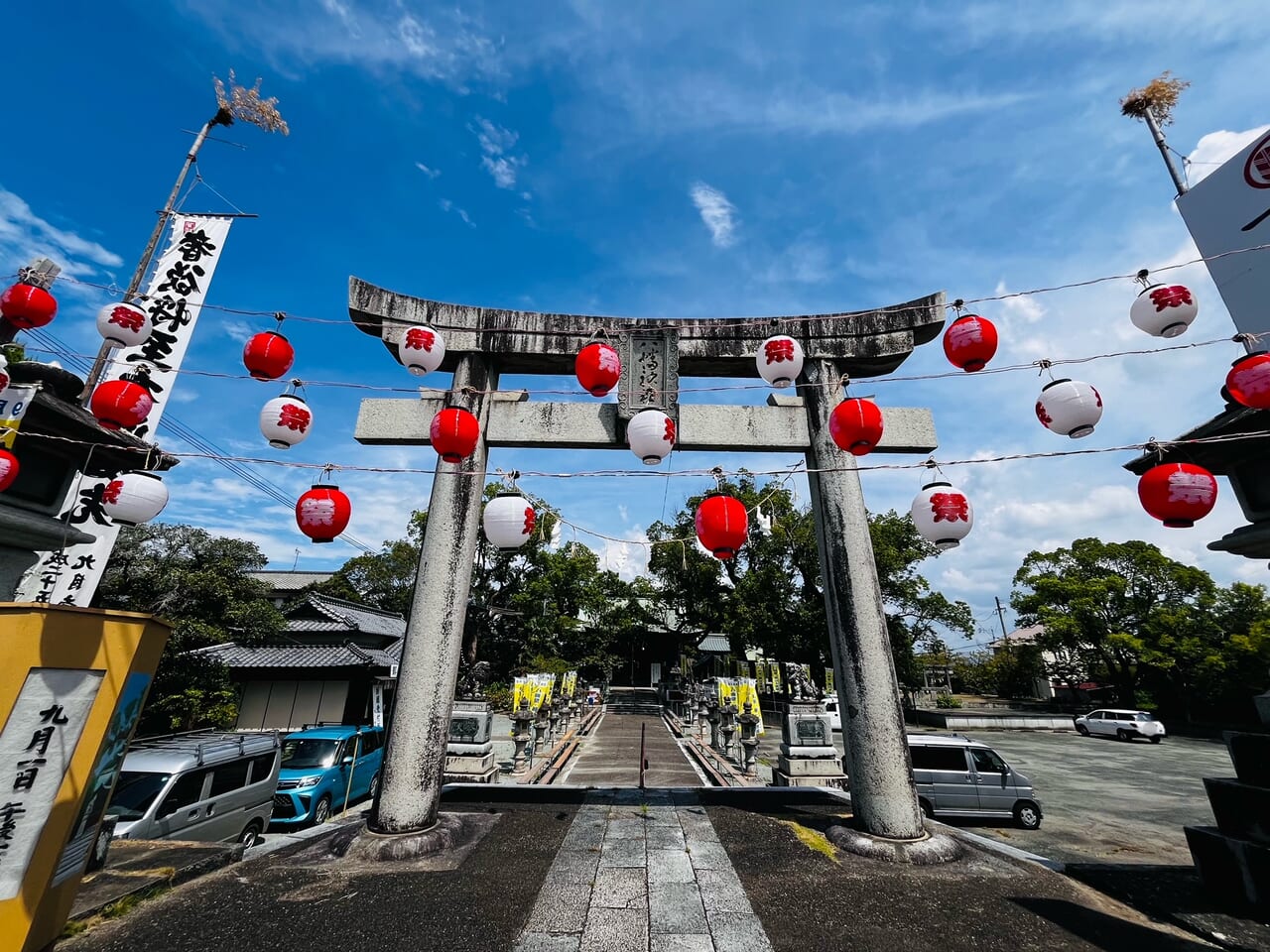 2024年にみやま市の下庄八幡神社で開催される八朔祭