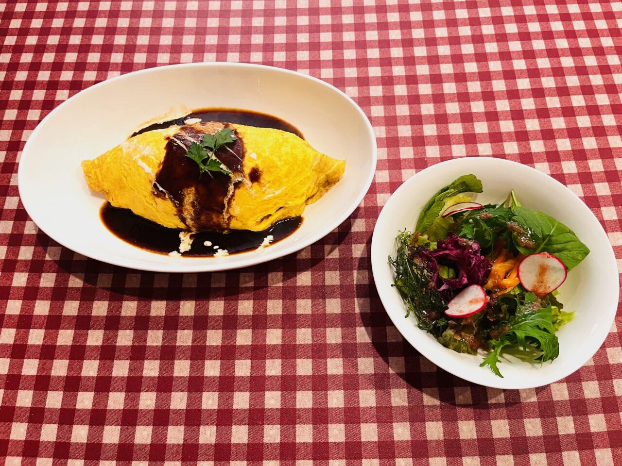 柳川の京町洋風食堂テロンのオムライス