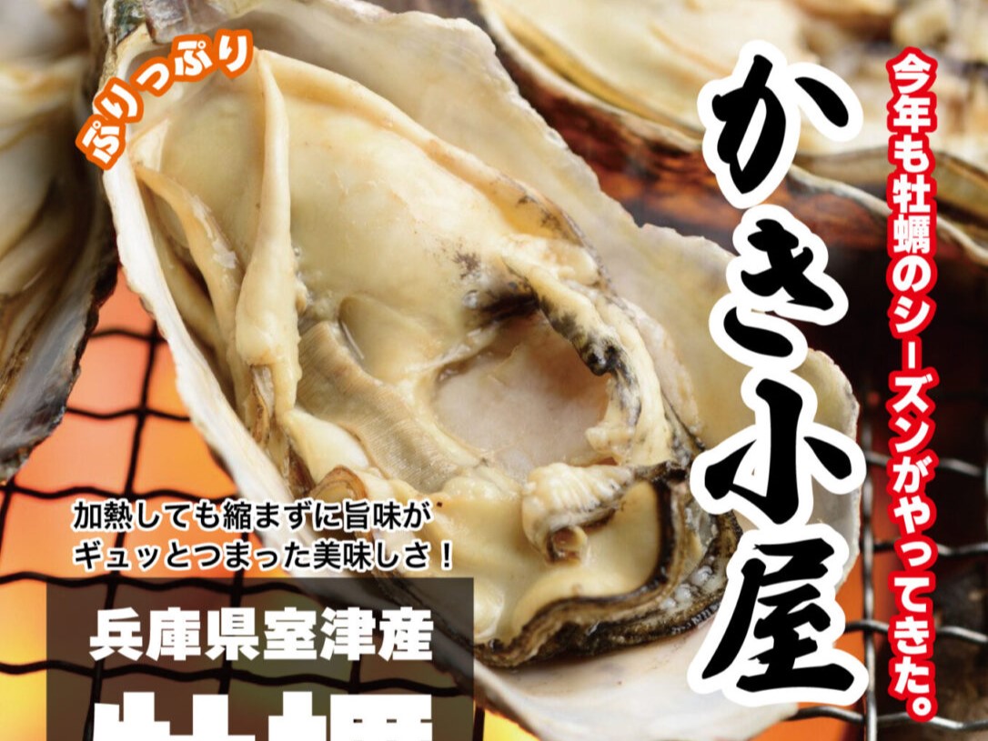 2024年11月5日(火)より、西戸崎の「ロングバケーションリゾート」では、兵庫県室津産の「牡蠣食べ放題60分」が、3,500円(税込)で楽しめます。