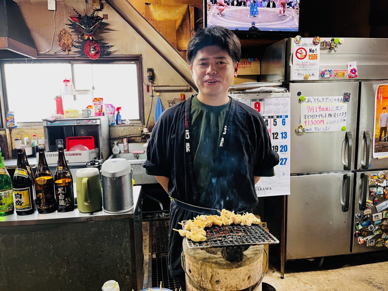 2025年に75周年を迎える大牟田のやきとり元禄