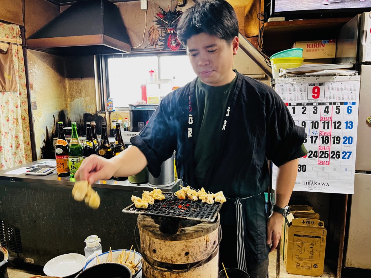 2025年に75周年を迎える大牟田のやきとり元禄