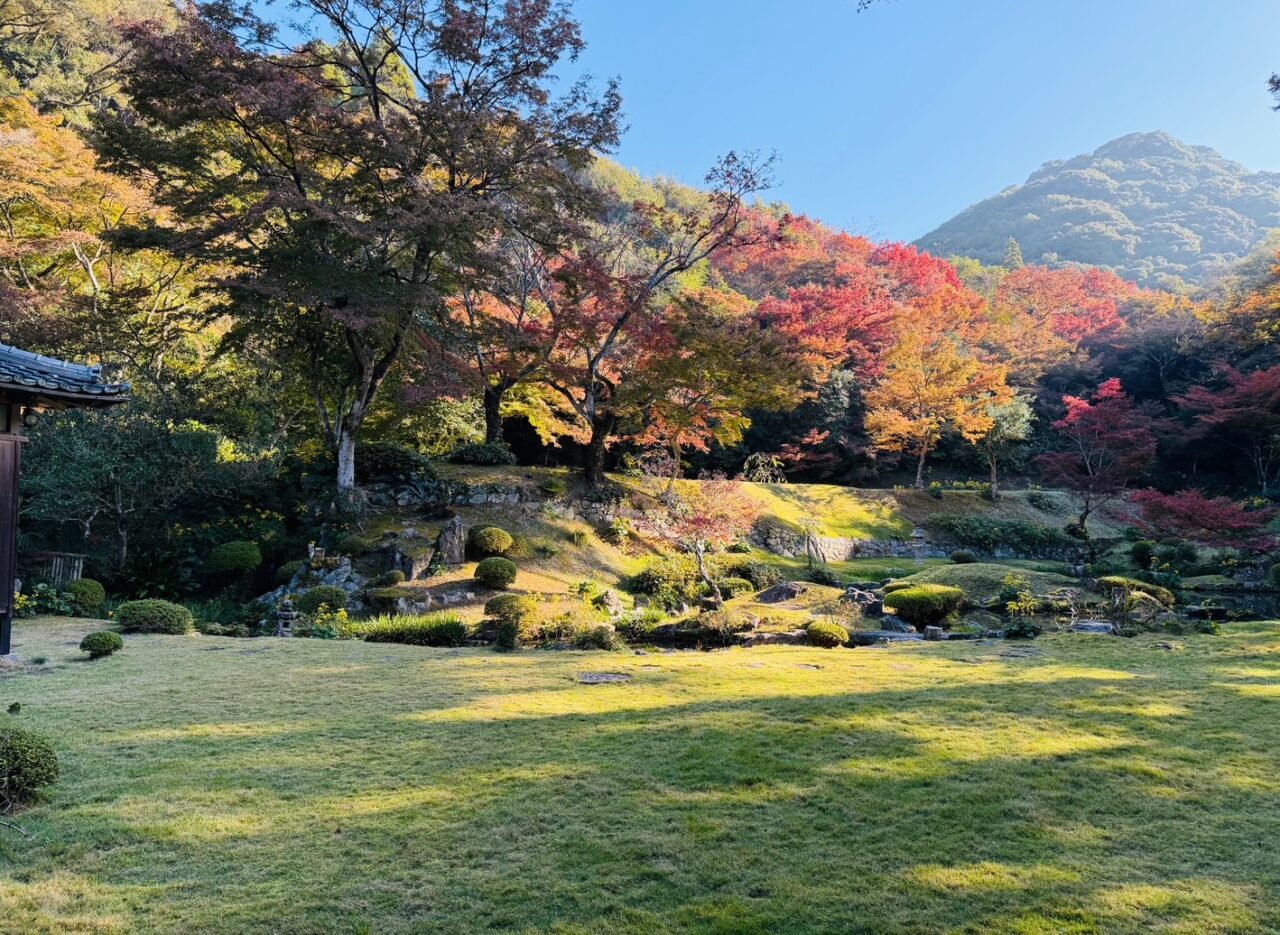 2025年みやま市清水寺本坊庭園の紅葉