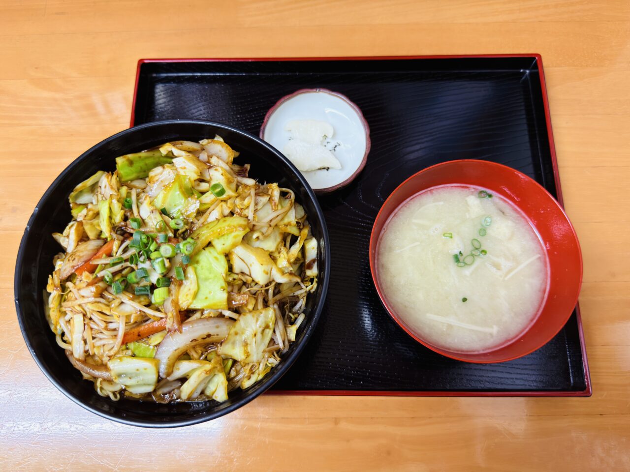 大牟田の三池食堂のソースかつ丼