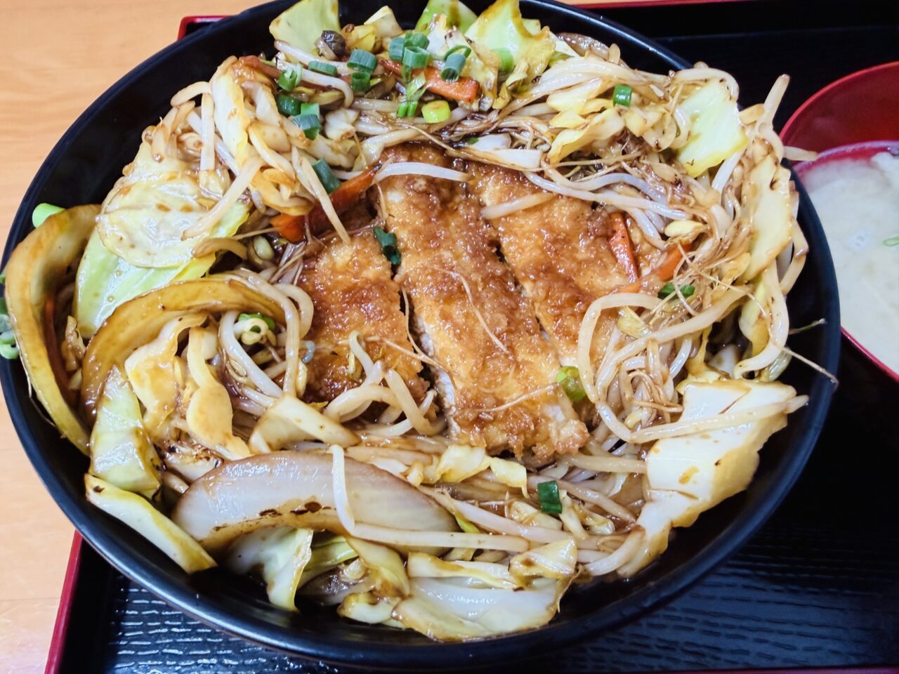 大牟田の三池食堂のソースかつ丼