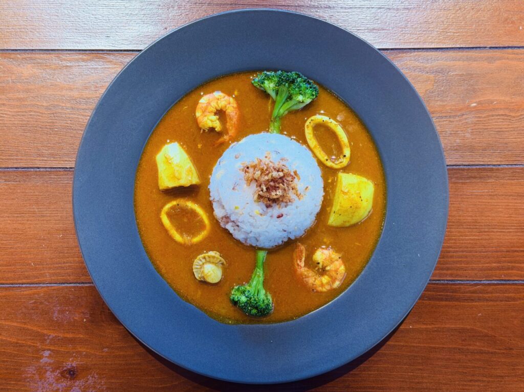 大牟田のアウレアのスリランカカレー