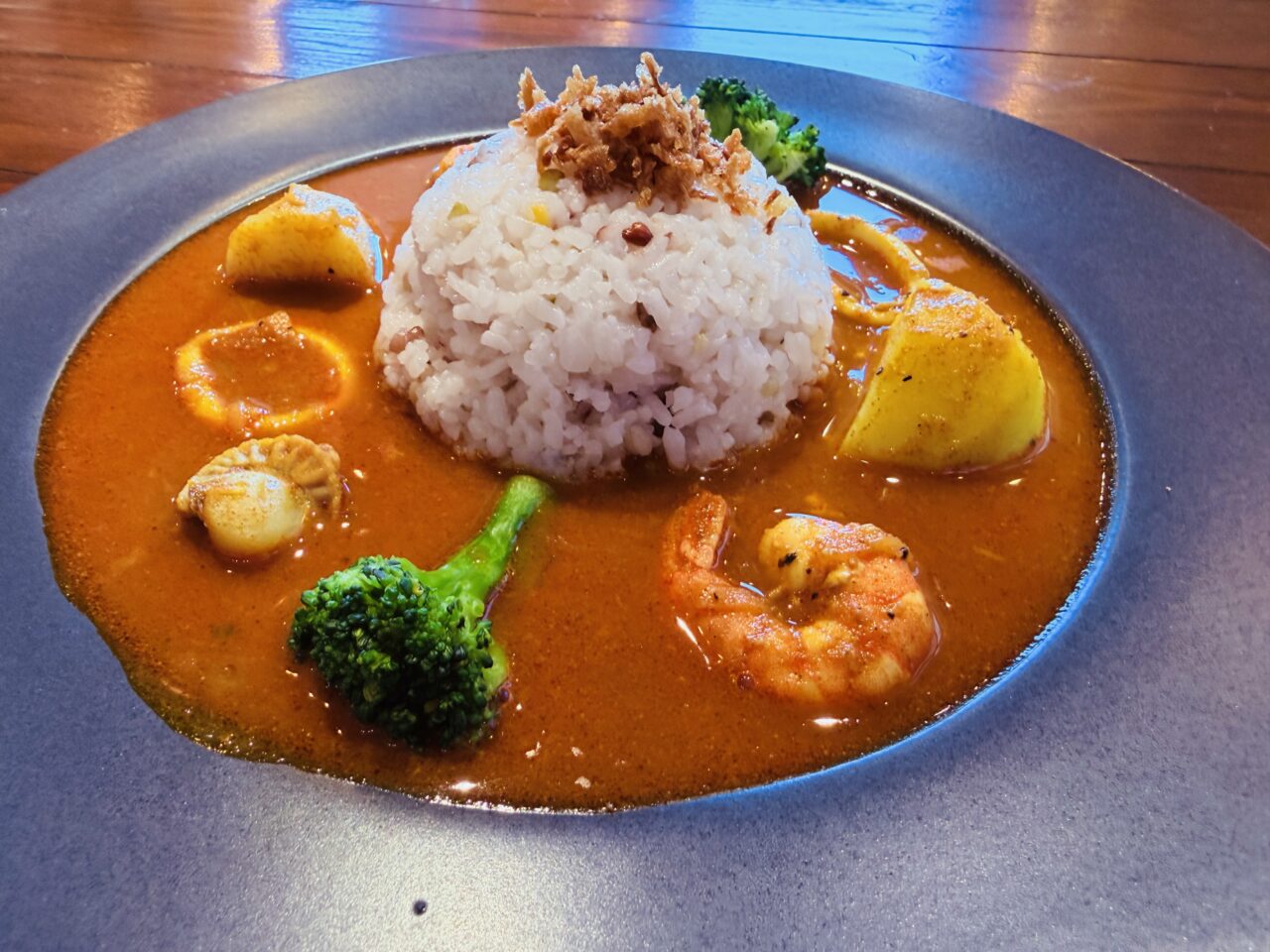 大牟田のアウレアのスリランカカレー