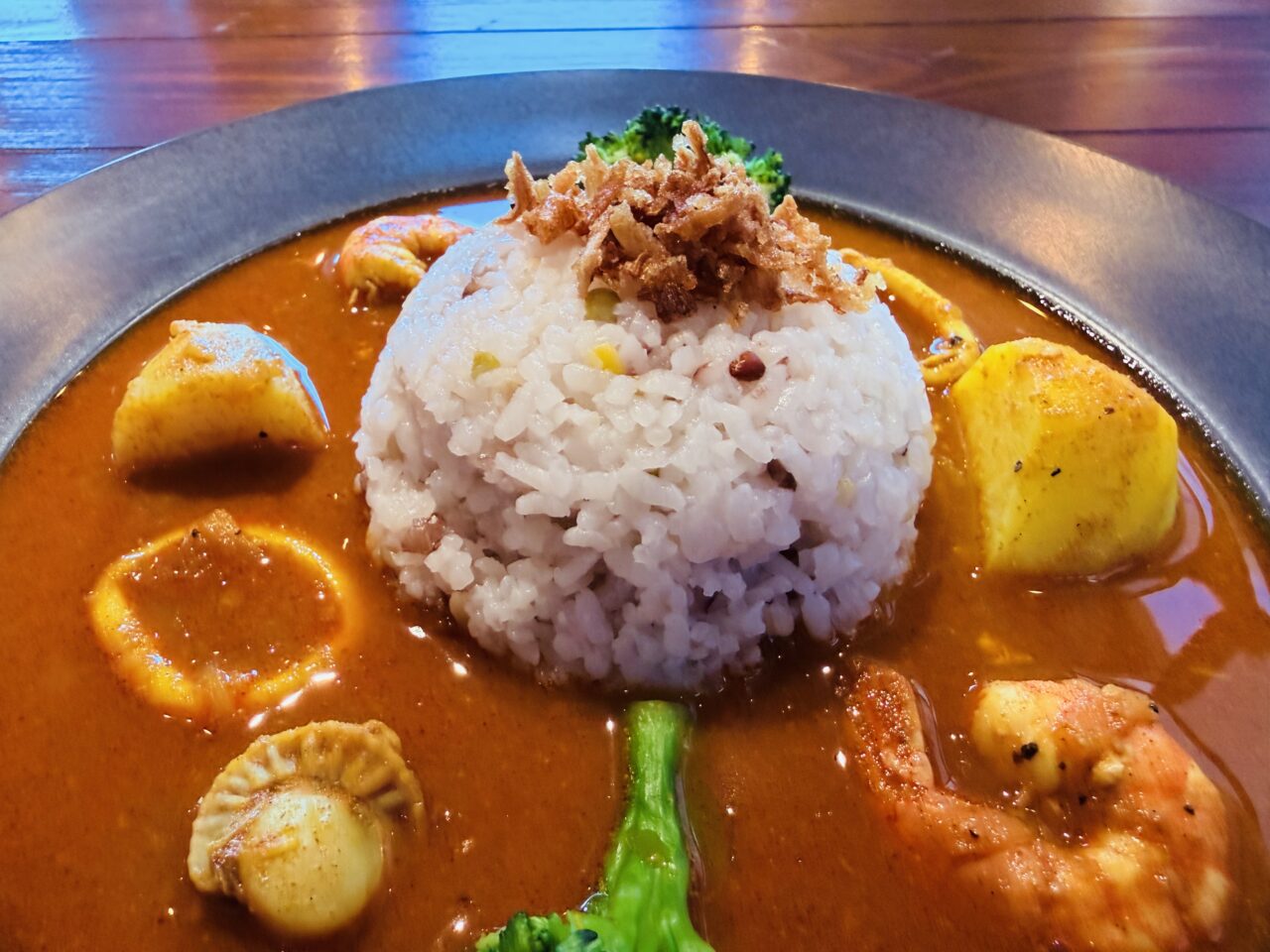 大牟田のアウレアのスリランカカレー